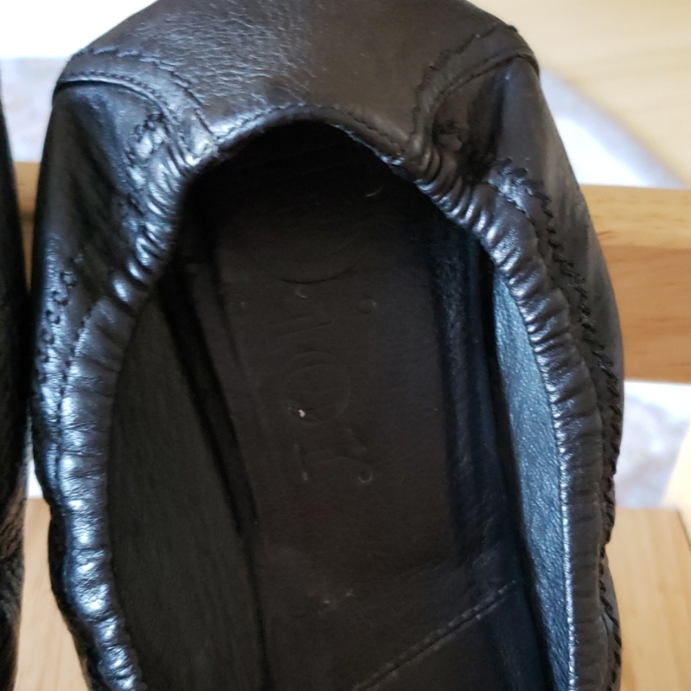 Dior Black Leather Vintage Loafers Size 40 - Picture 5 of 15